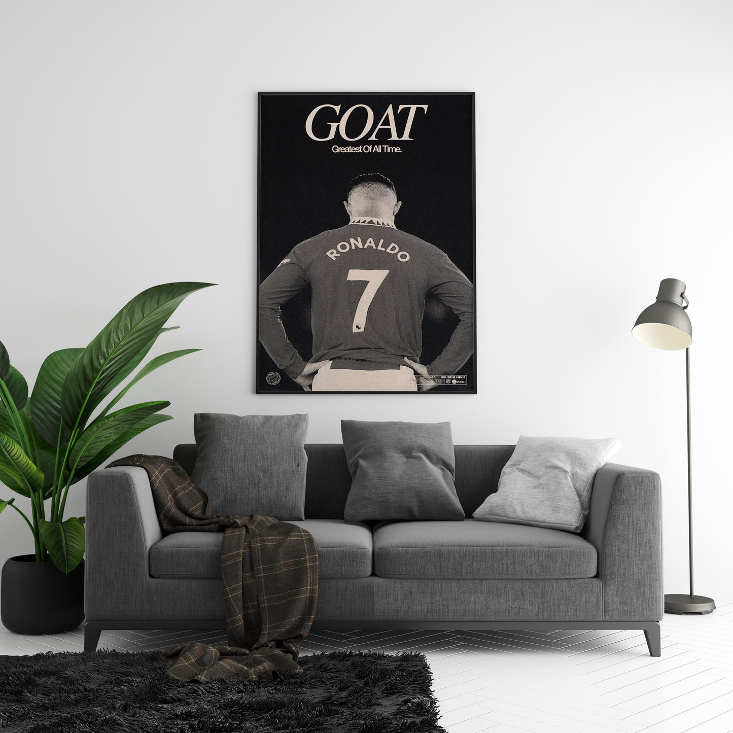 Cristiano Ronaldo 'GOAT' Poster