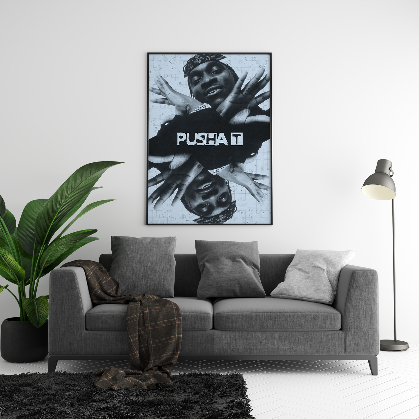 Pusha T 'Mirrored' Poster