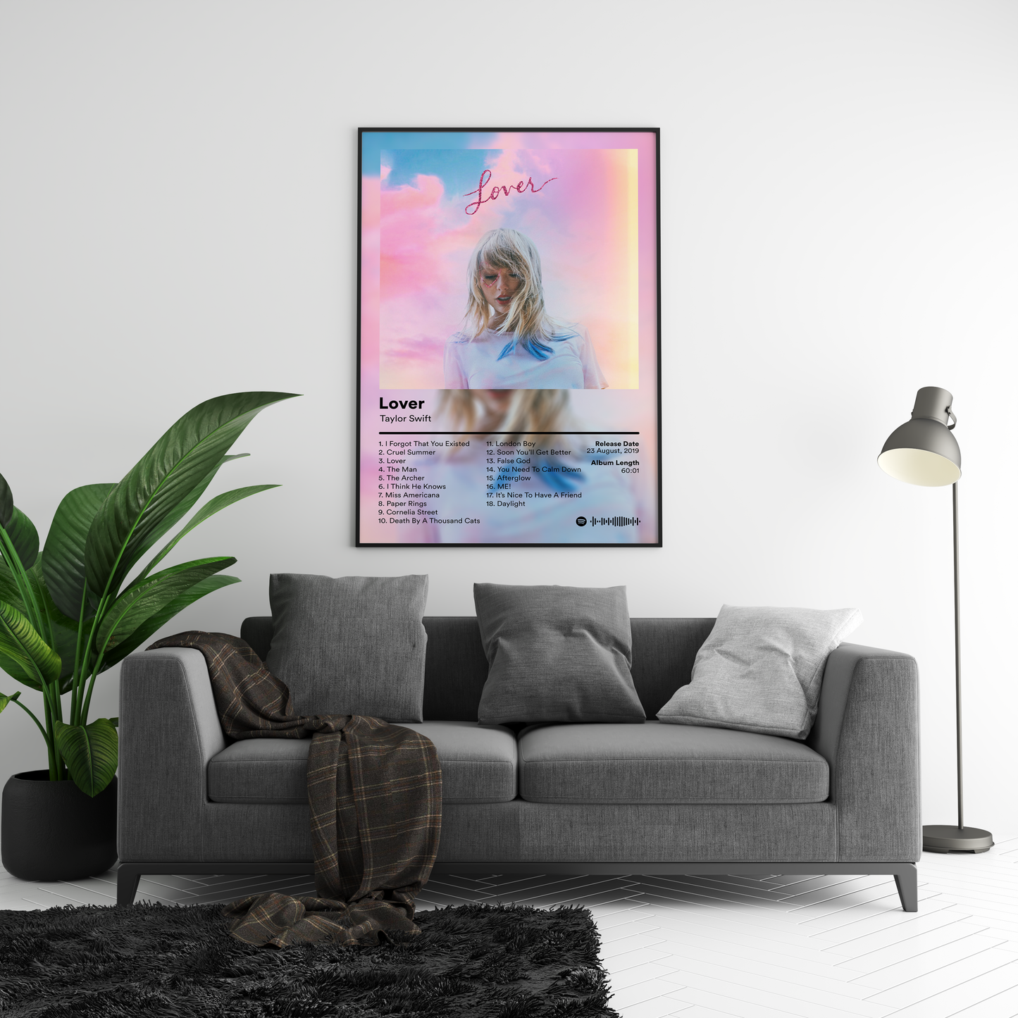 Taylor Swift 'Lover' Album Poster