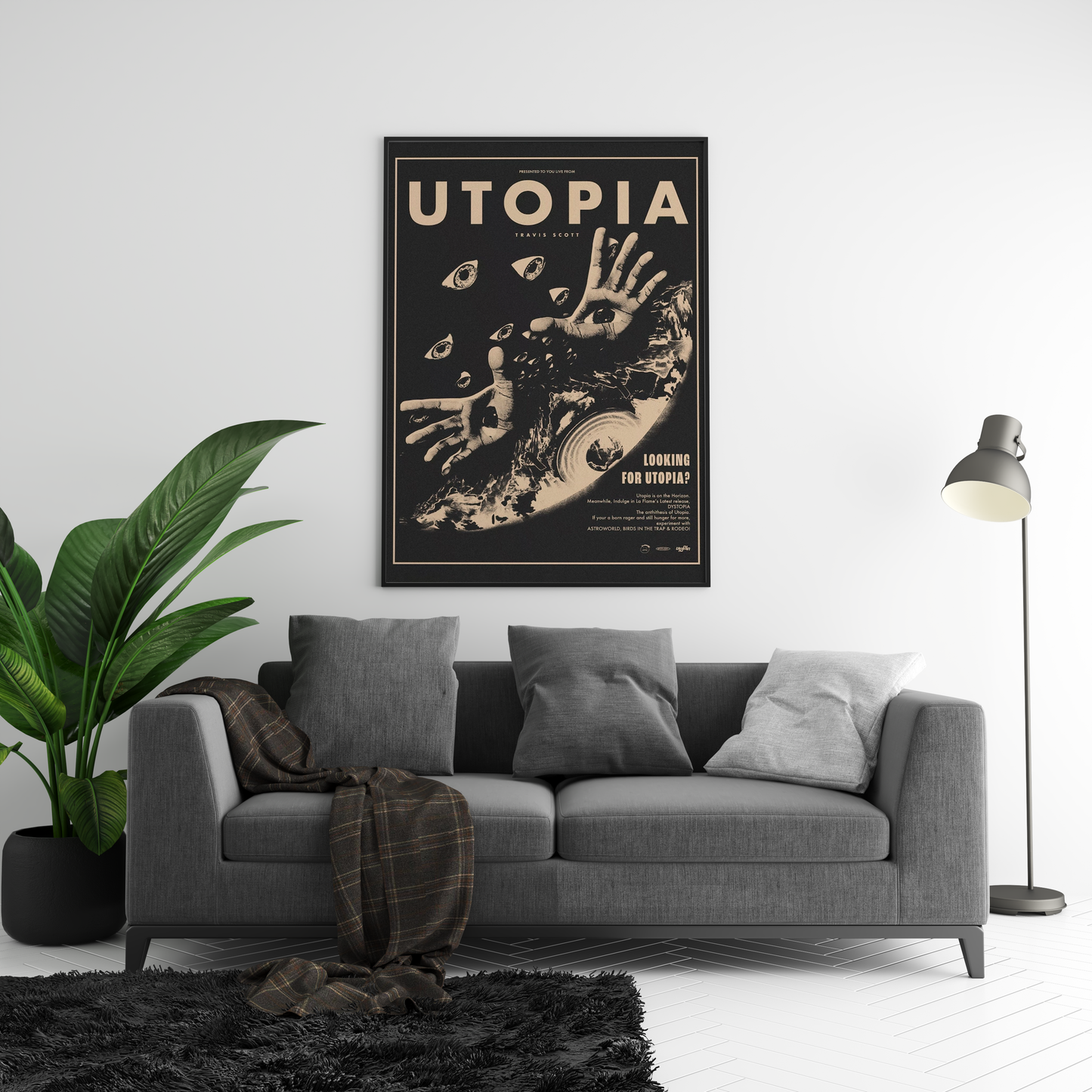 Travis Scott 'Looking For Utopia' Poster