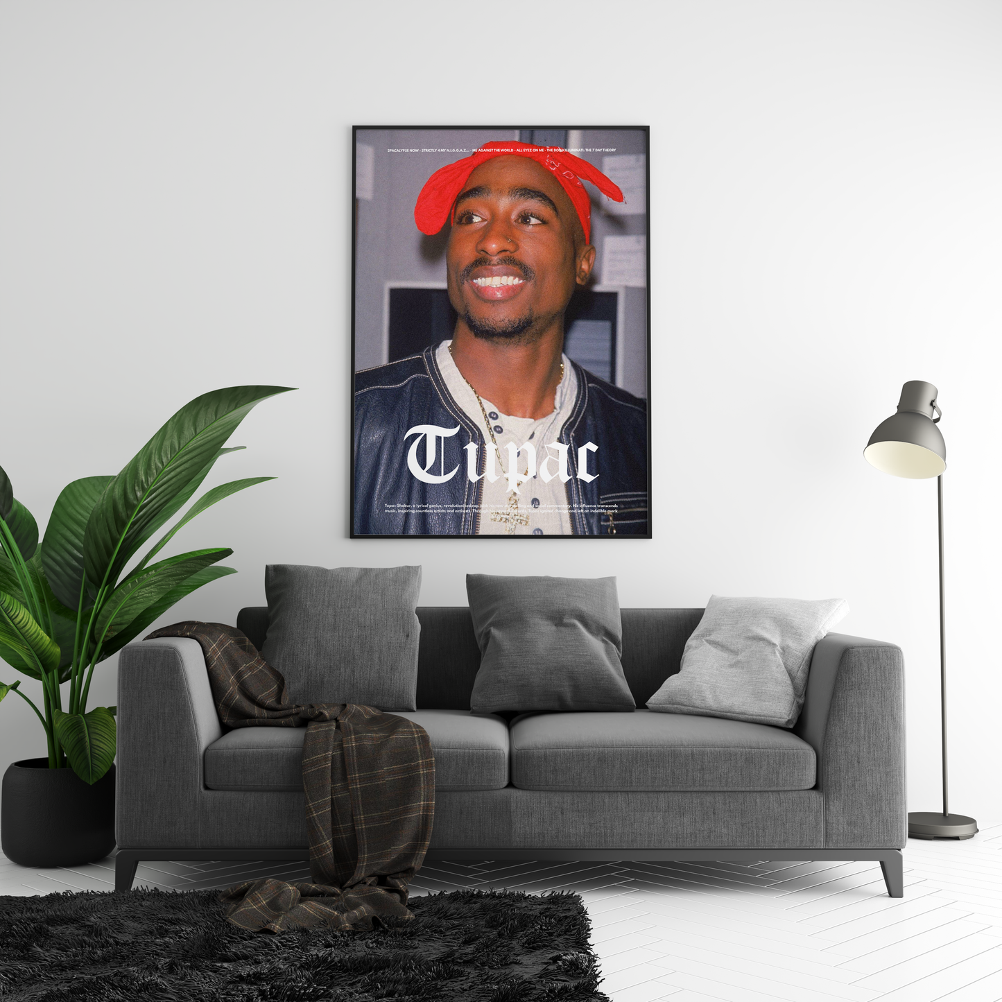 2PAC 'Classic Red' Poster