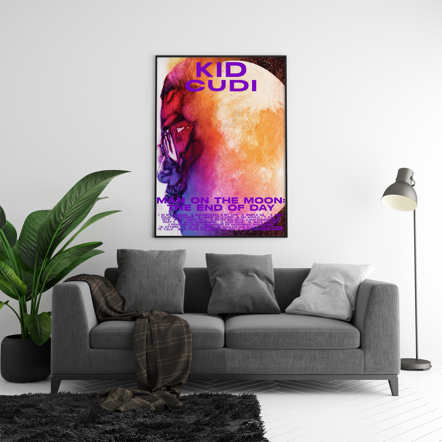 Kid Cudi 'Man On The Moon' OG Poster