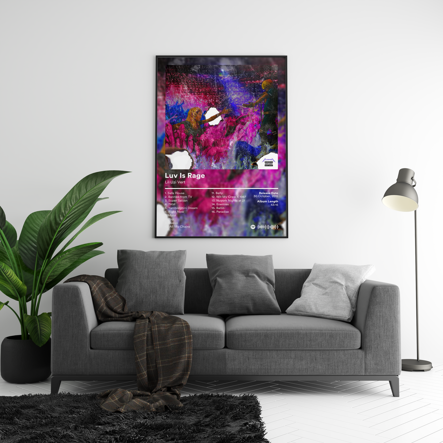 Lil Uzi Vert 'Luv Is Rage' Album Poster