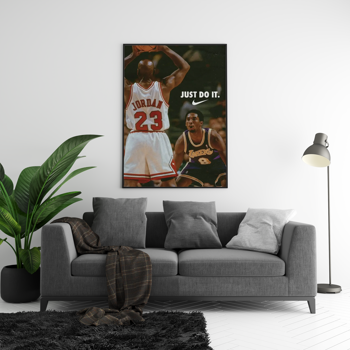 Michael Jordan X Kobe 'Mamba' Poster