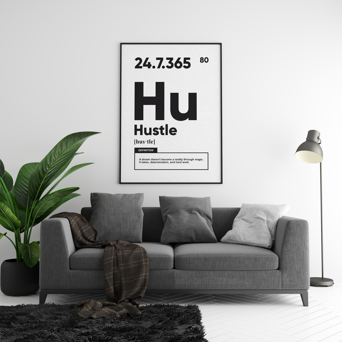 Hustle Definition Poster