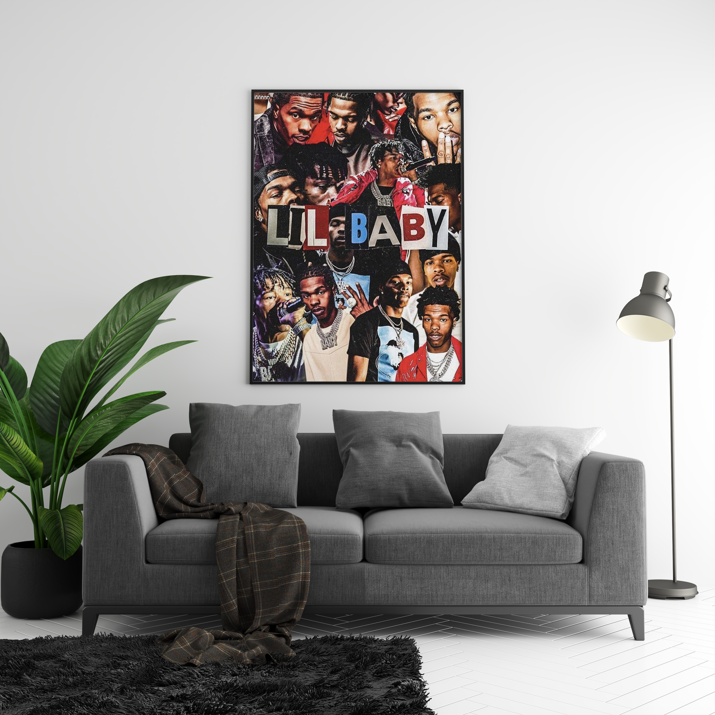 Lil Baby Collage Poster