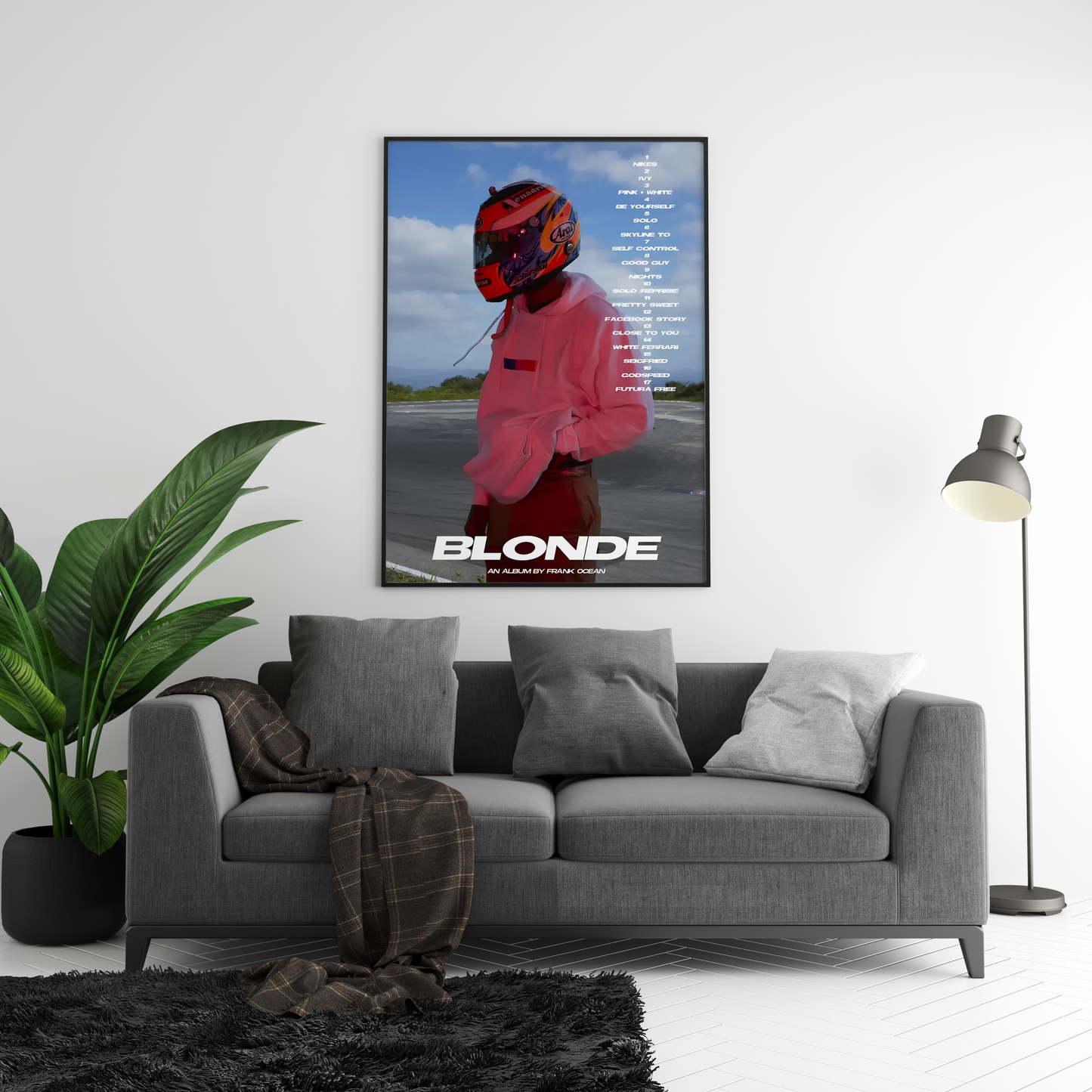 Frank Ocean 'Blonde' Aesthetic Poster