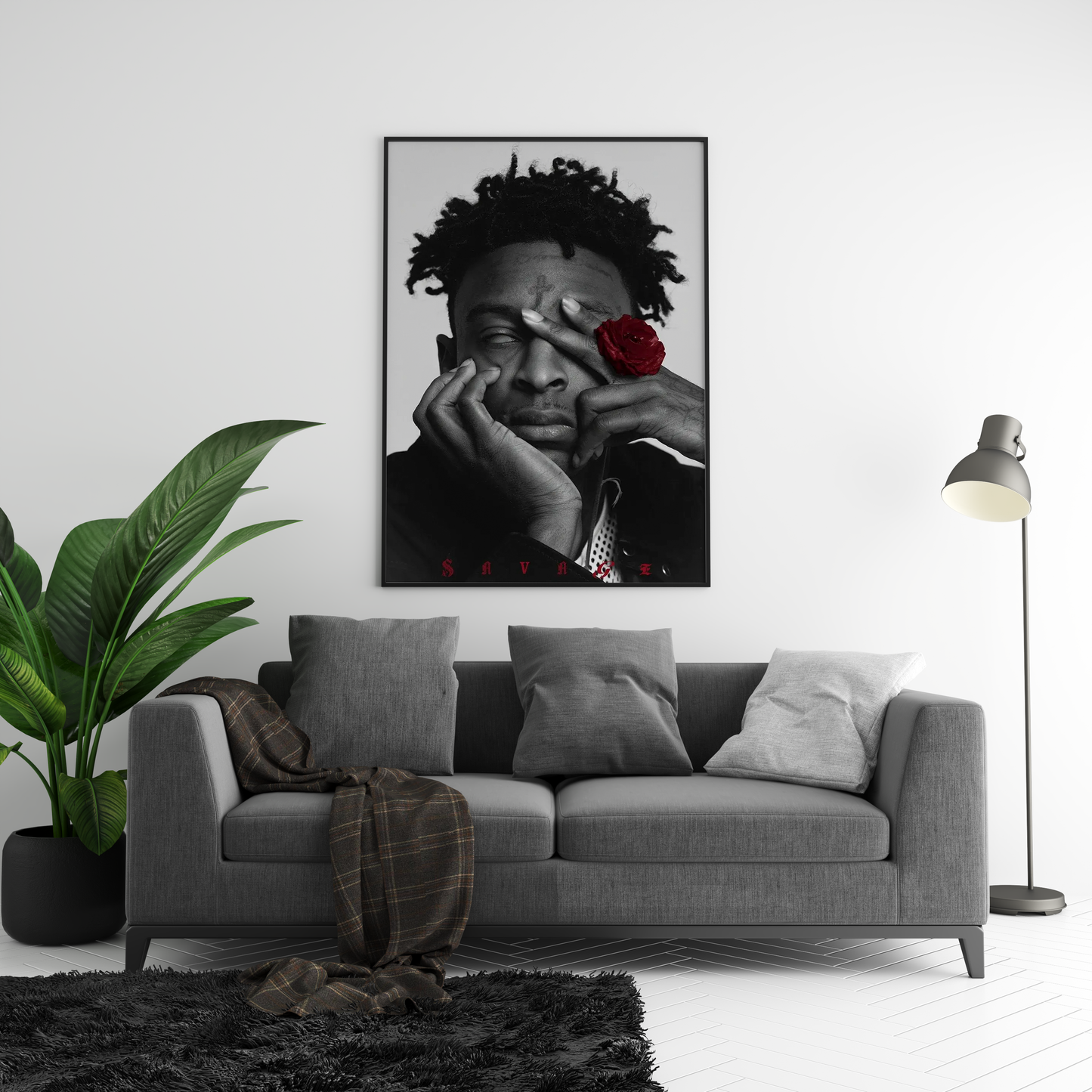 21 Savage - Rose Poster