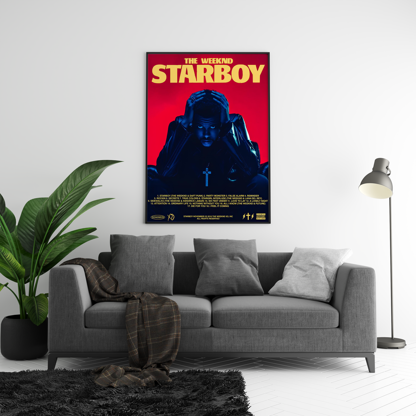 The Weeknd 'Starboy' Poster