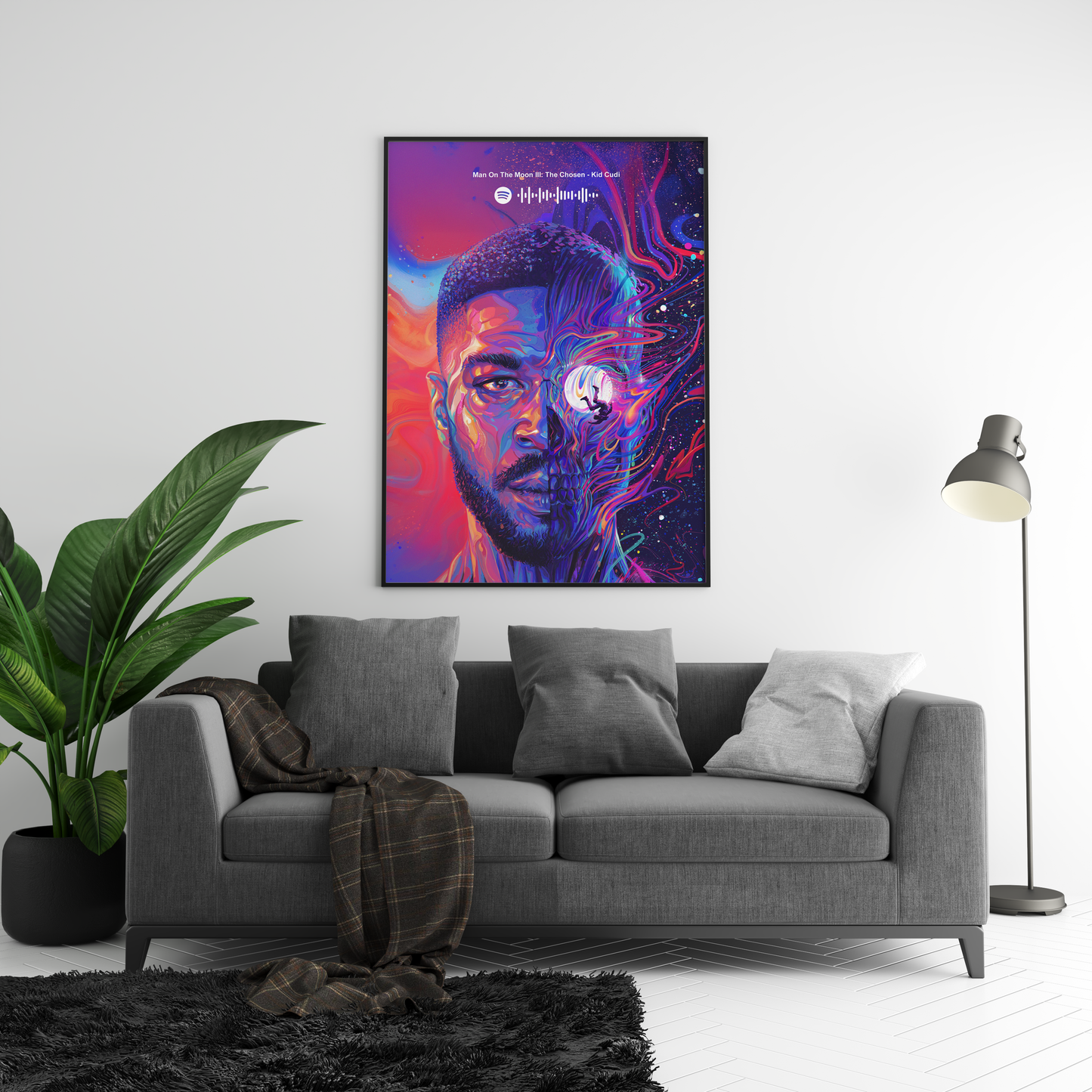 Kid Cudi 'Man On The Moon III' Spotify Poster