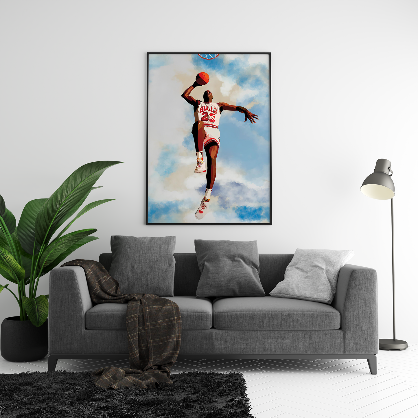 Jordan Bulls Fly Poster