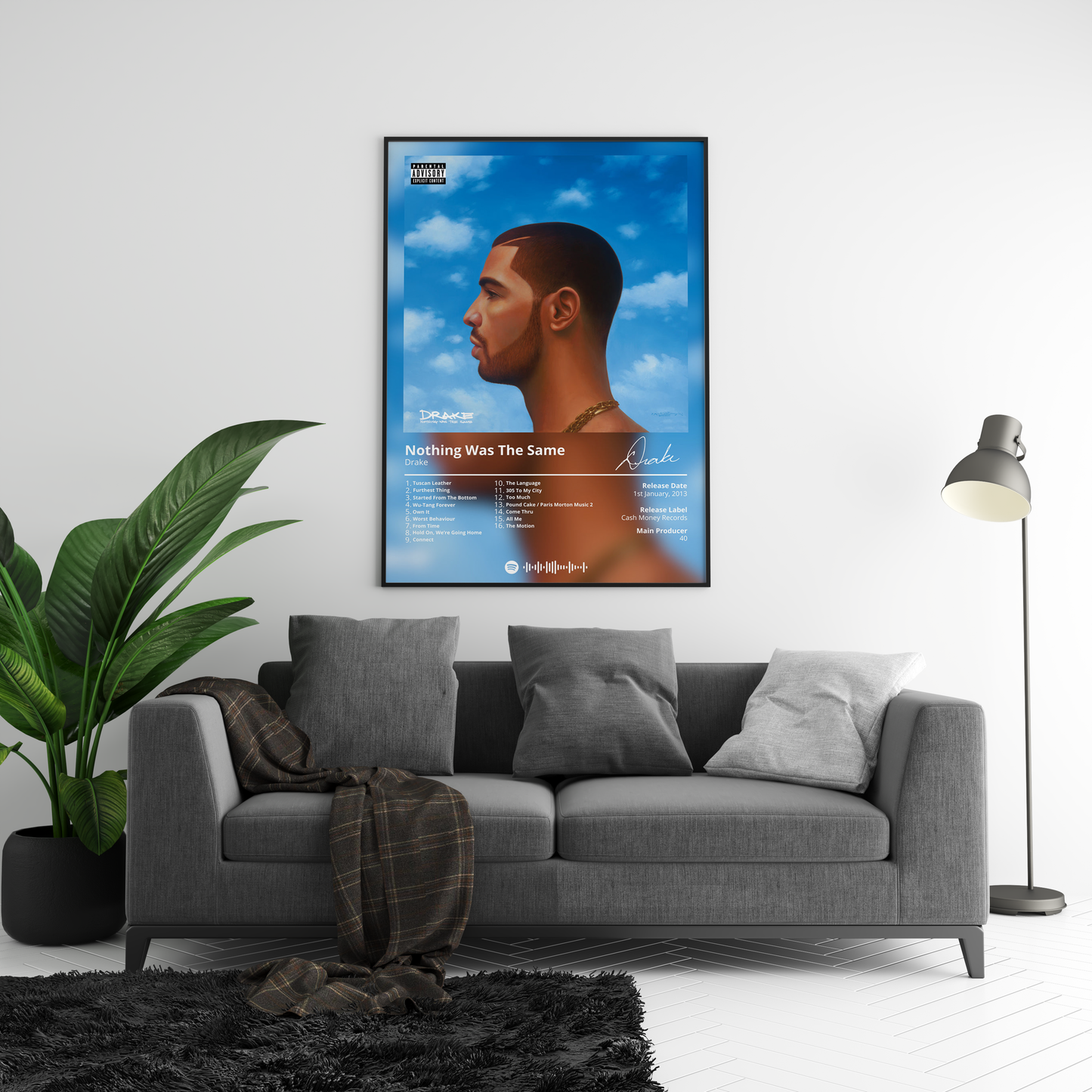 Drake - "Nothing Was The Same" Album Poster