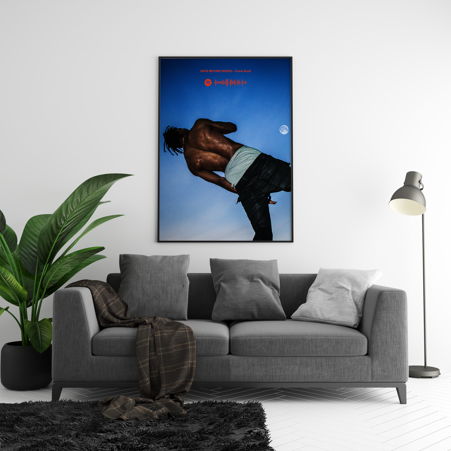 Travis Scott 'Days Before Rodeo' Spotify Poster