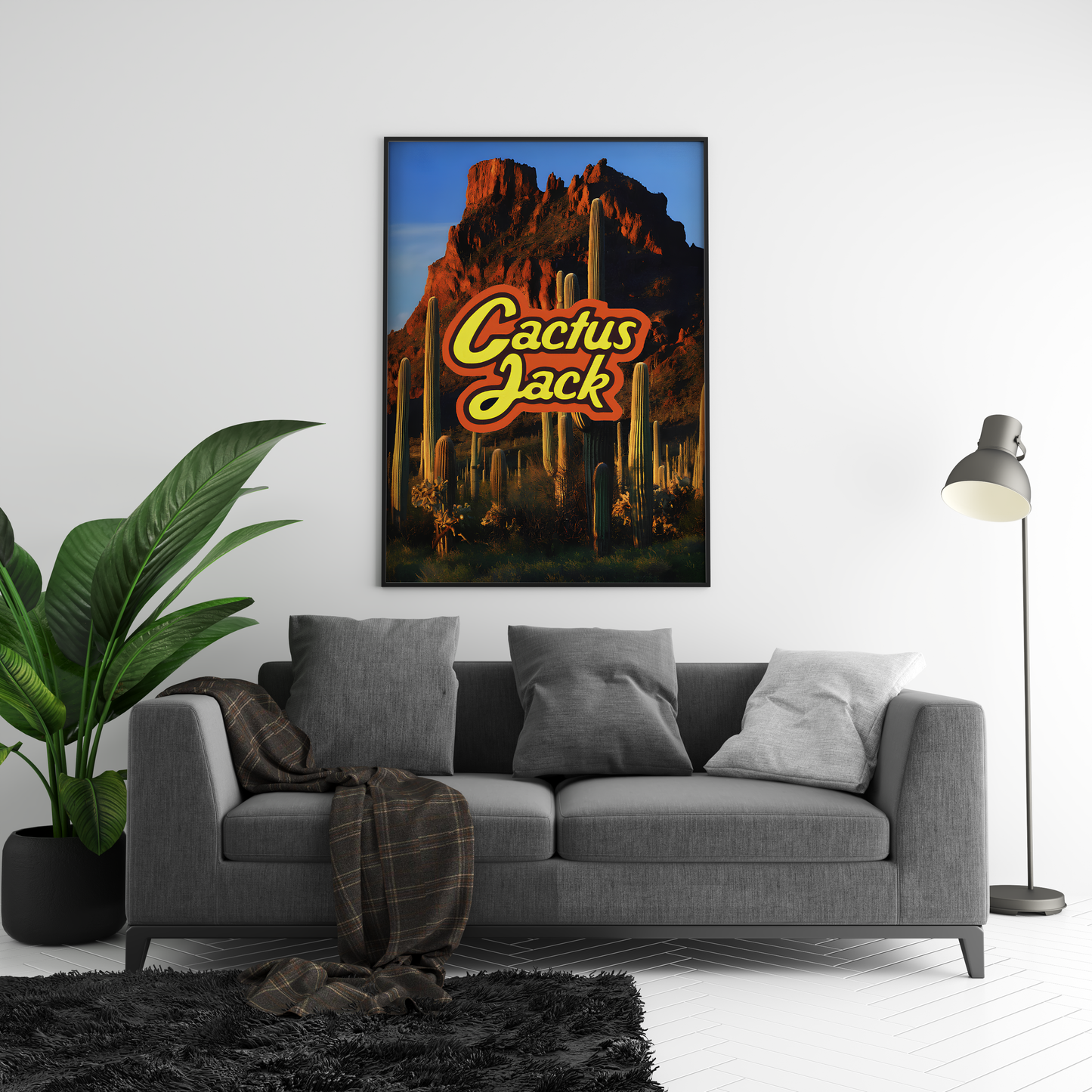 Cactus Jack Mountains Poster