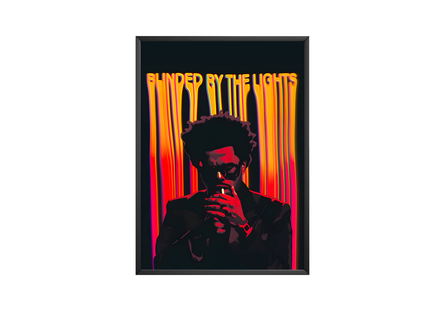 The Weeknd 'Blurred Lights' Poster