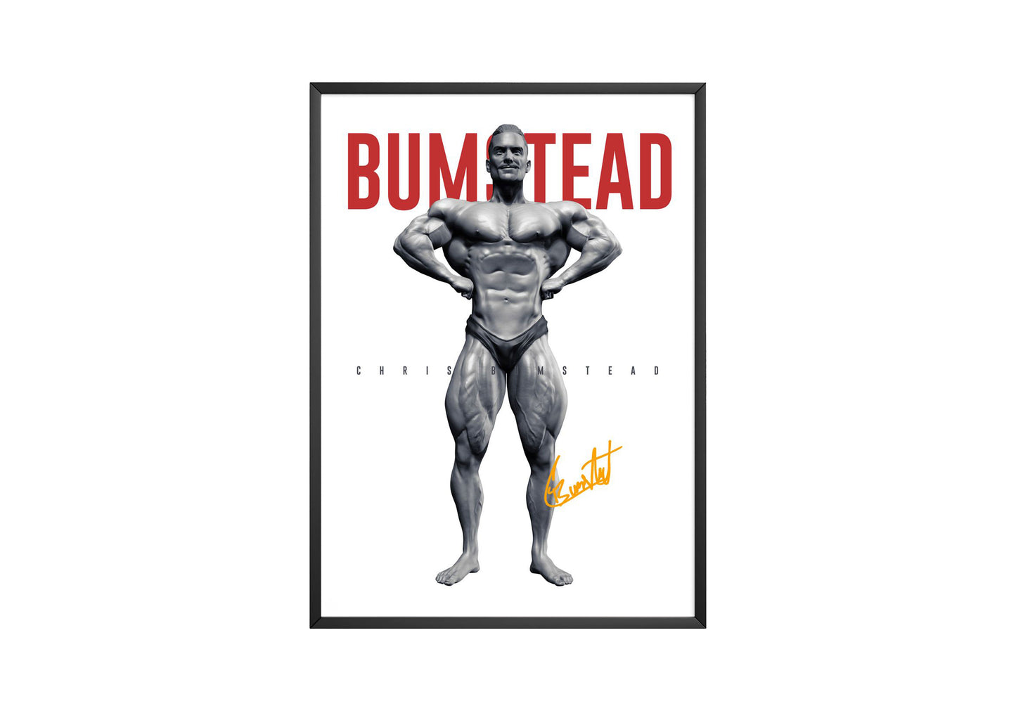 Chris Bumstead 'Signature' Bodybuilding Poster