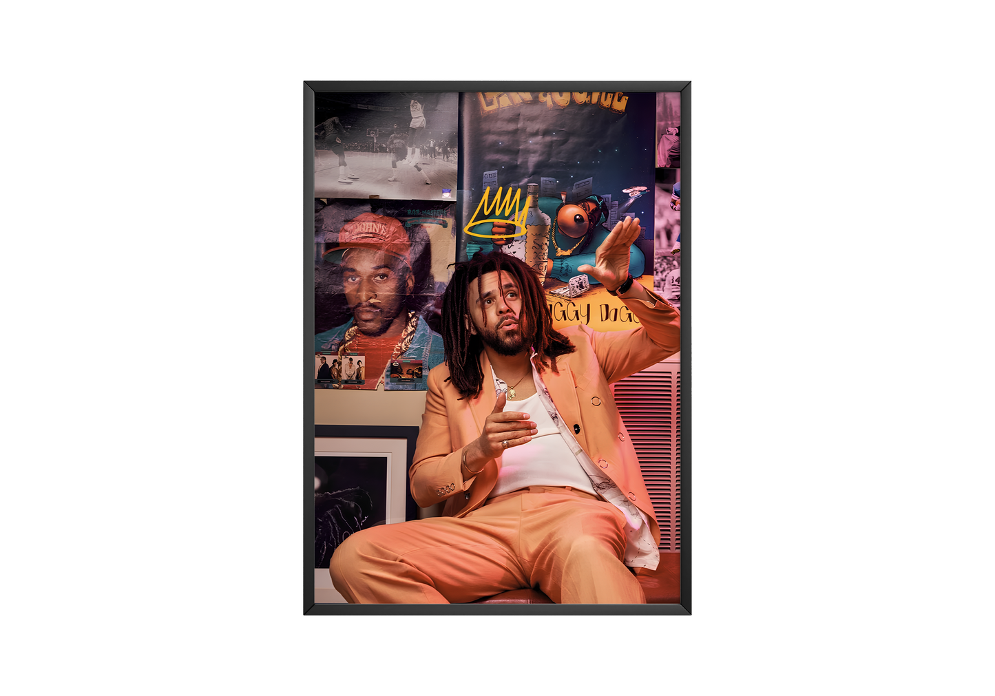 J Cole - King Cole Poster