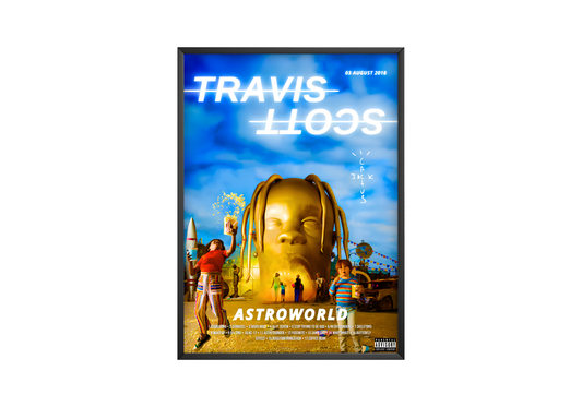 Travis Scott 'Astroworld' Poster