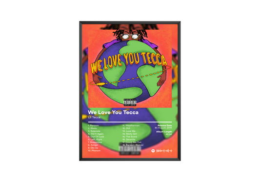 Lil Tecca 'We Love You Tecca' Album Poster