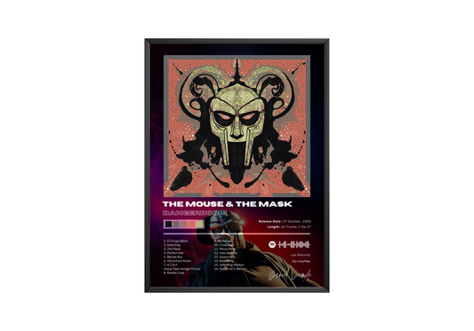 MF DOOM 'THE MOUSE & THE MASK' Album Poster