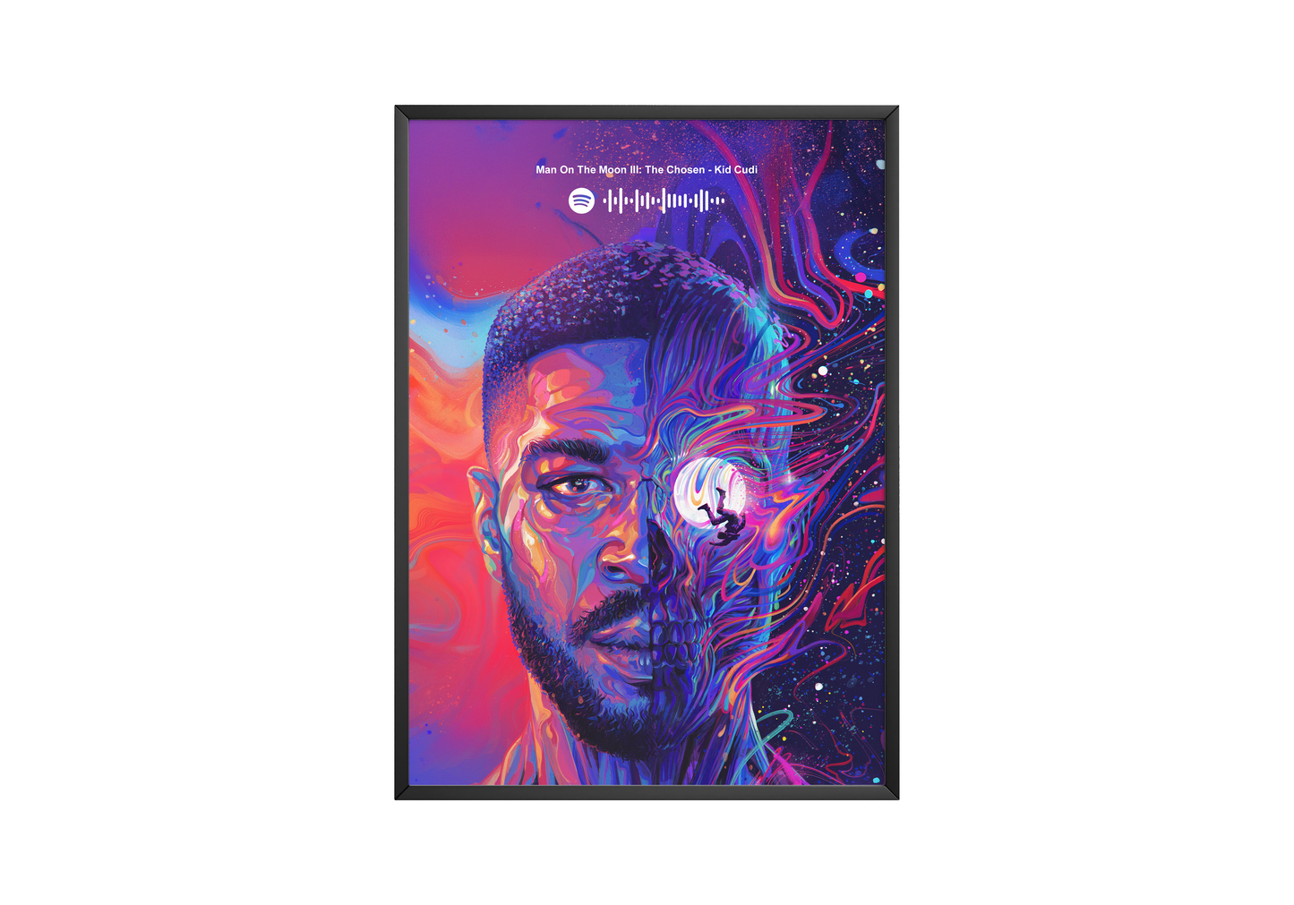 Kid Cudi 'Man On The Moon III' Spotify Poster