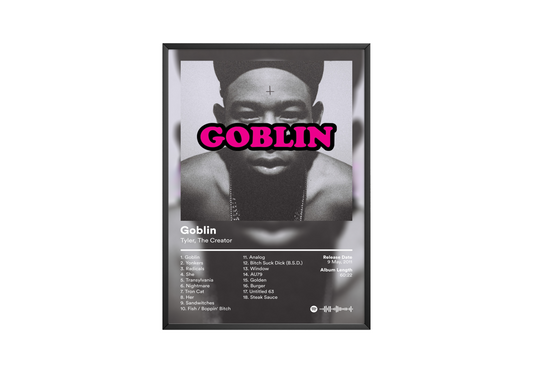 Tyler The Creator 'Goblin' Album Poster