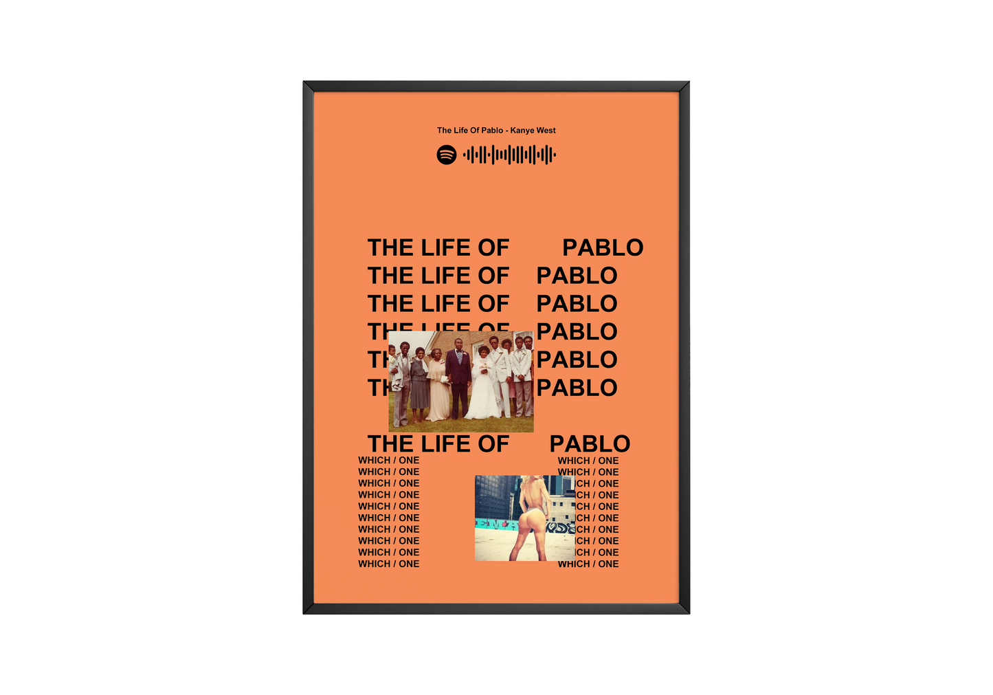 Kanye West 'The Life Of Pablo' Spotify Poster