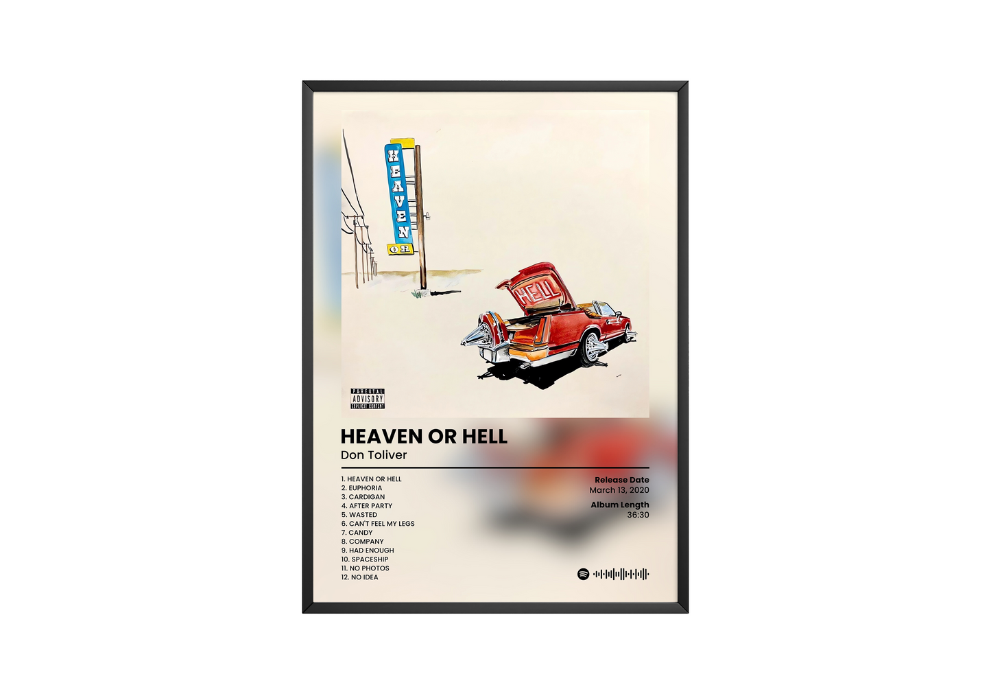 Don Toliver 'Heaven Or Hell' Album Poster