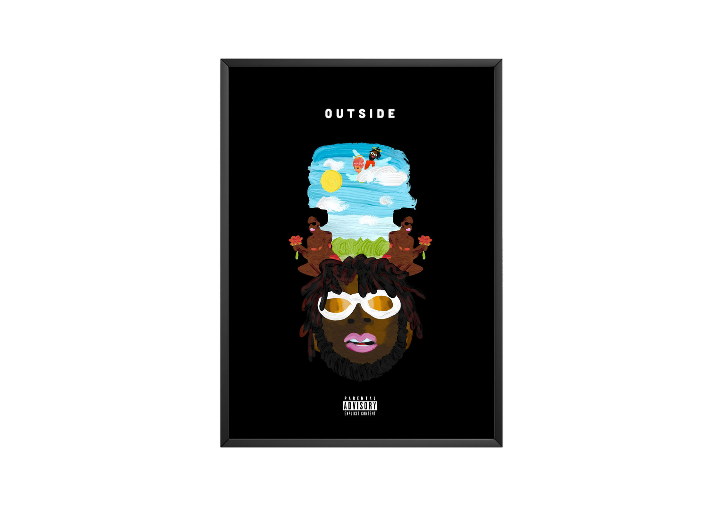 Burna Boy 'Outside' Poster