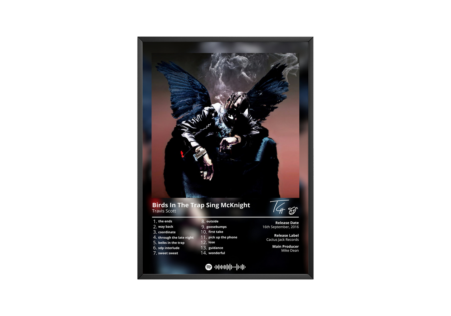 Travis Scott 'Birds In The Trap Sing McKnight' Album Poster