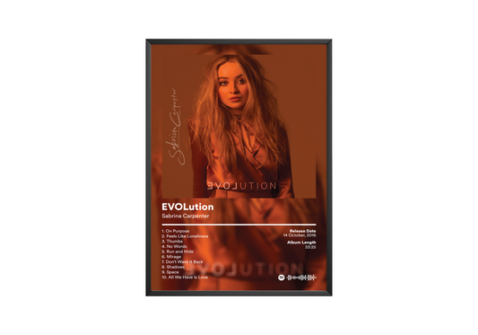 Sabrina Carpenter 'EVOLution' Album Poster