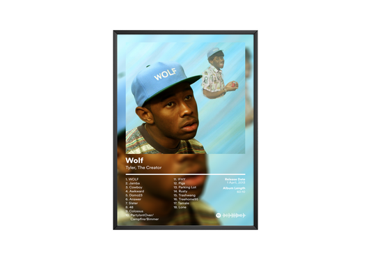 Tyler The Creator 'Wolf' Album Poster