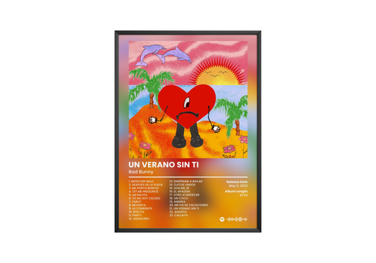 Bad Bunny 'Un Verano Sin Ti' Album Poster