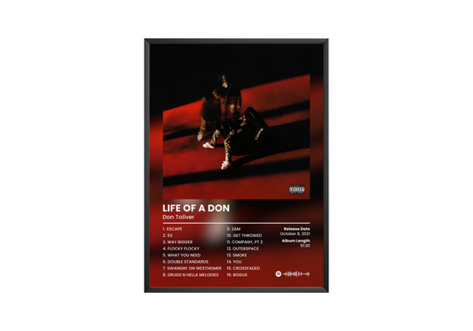 Don Toliver 'Life Of A Don' Album Poster