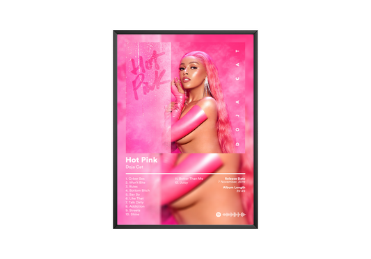 Doja Cat 'Hot Pink' Album Poster