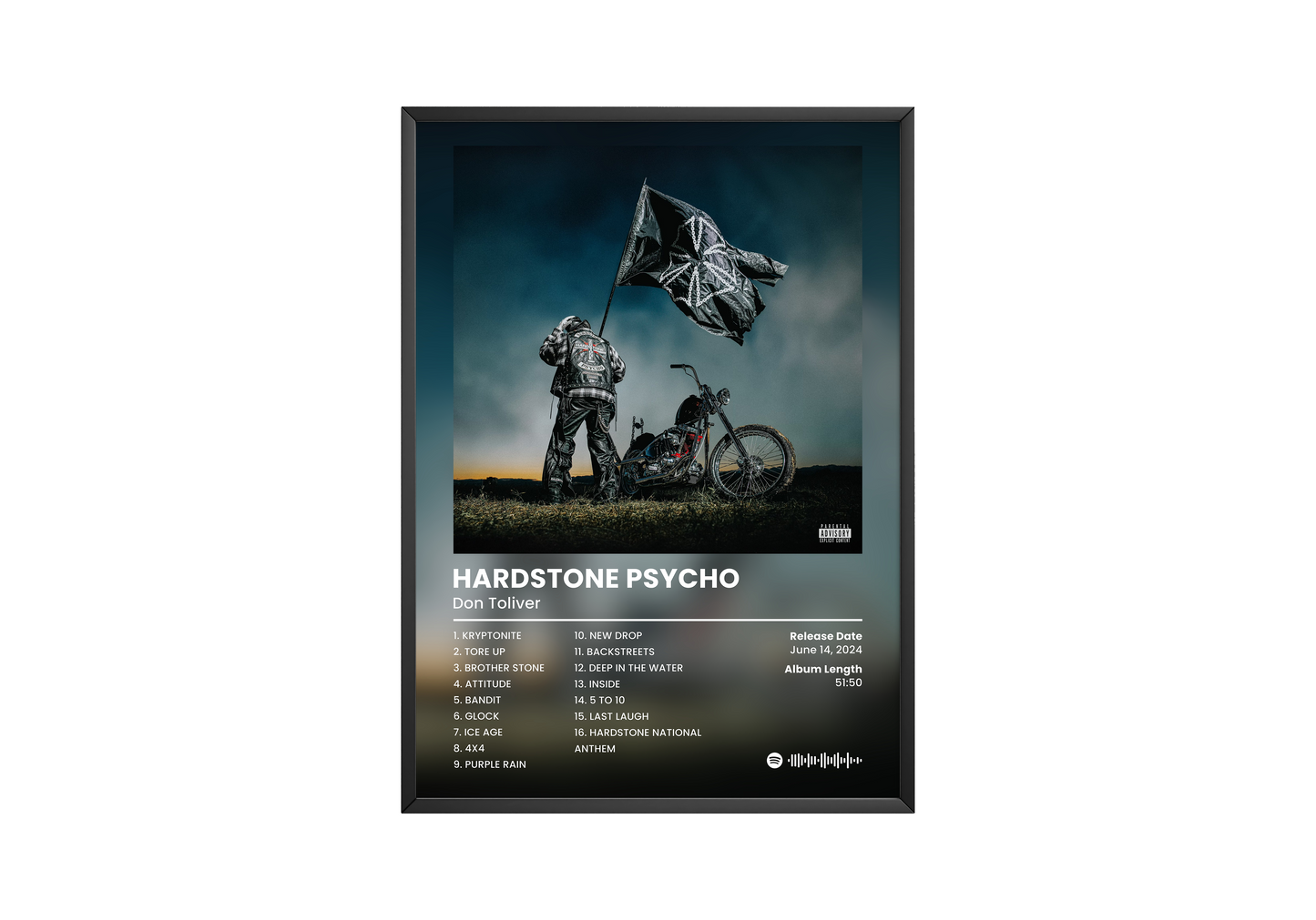 Don Toliver 'Hardstone Psycho' Album Poster