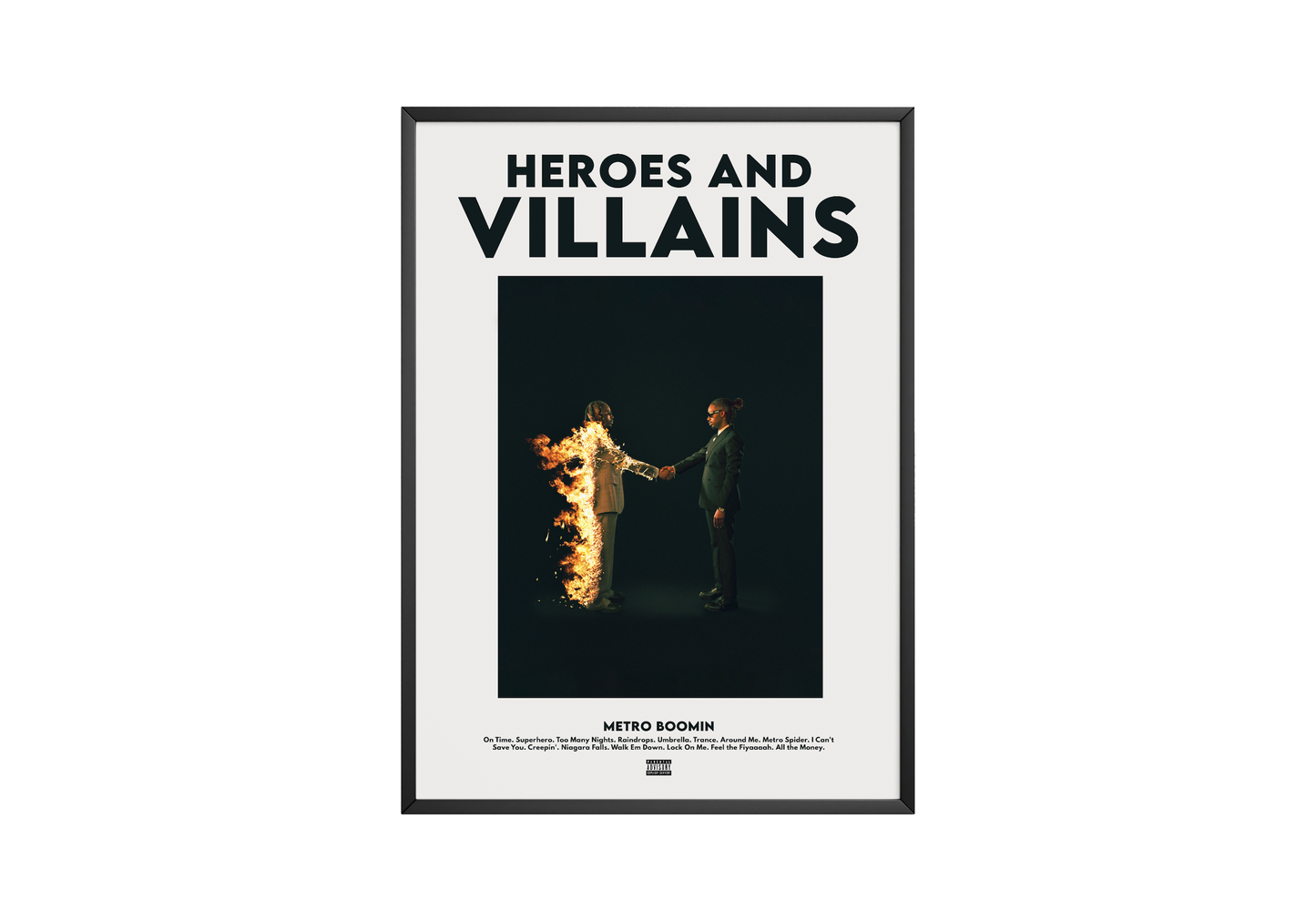 Metro Boomin 'Heroes & Villains' V2 Poster