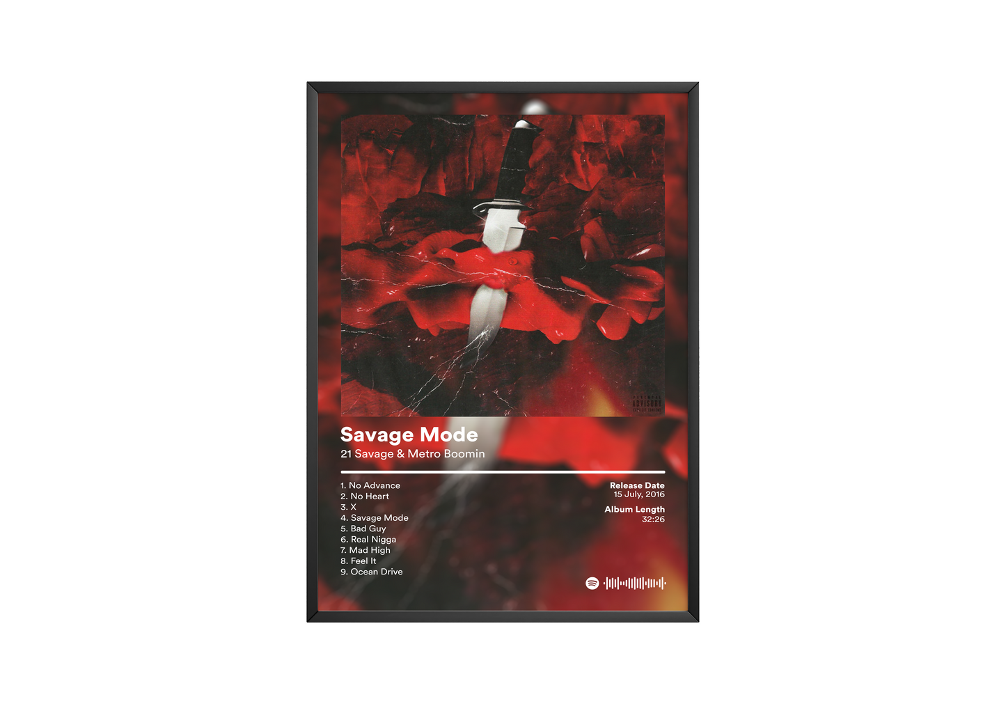 21 Savage 'Savage Mode' Album Poster