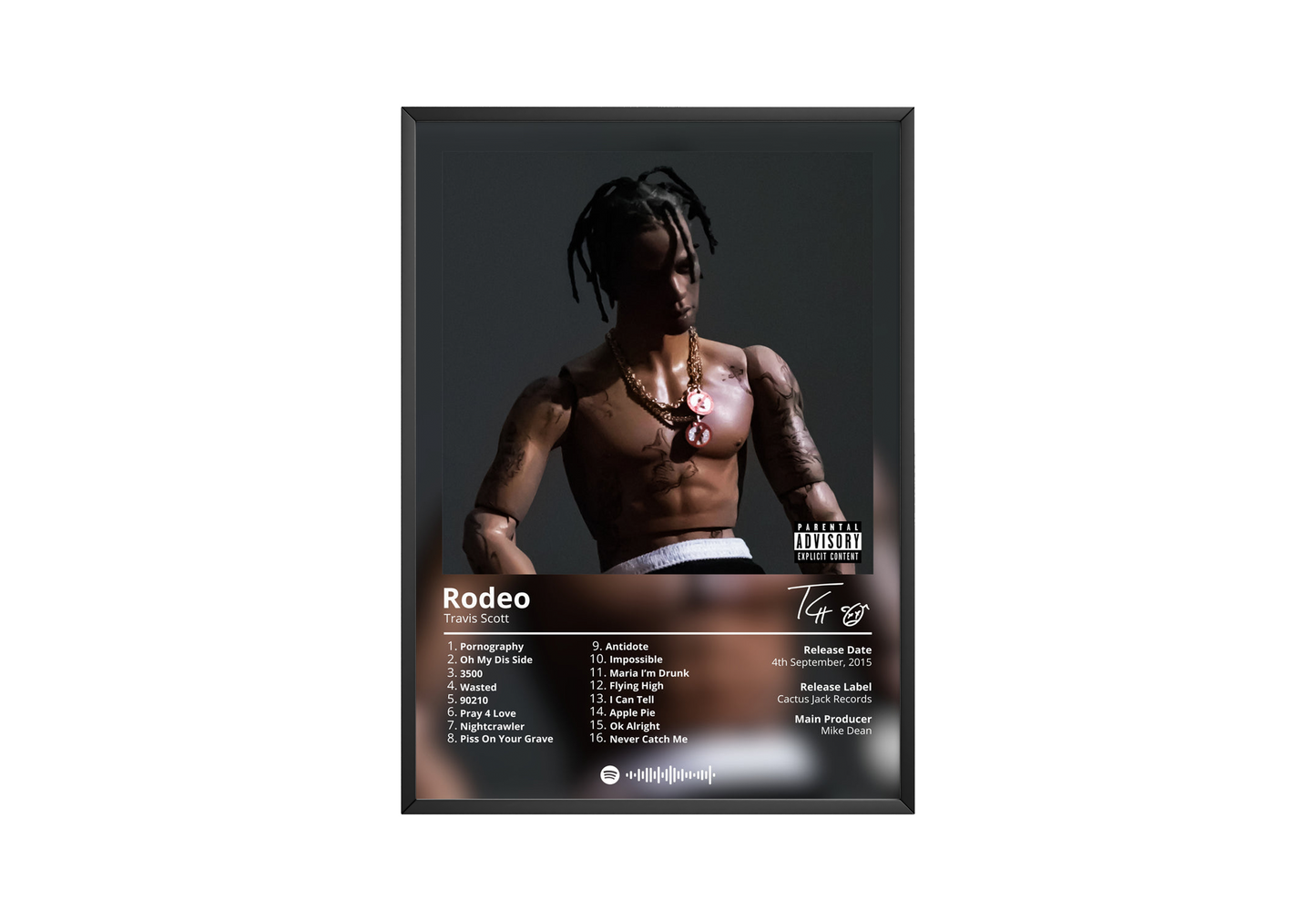 Travis Scott 'Rodeo' Album Poster