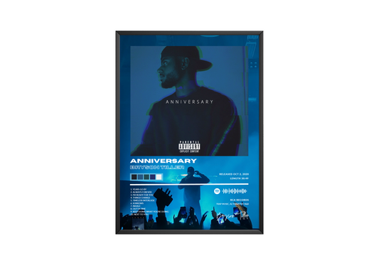 Bryson Tiller 'Anniversary' Album Poster