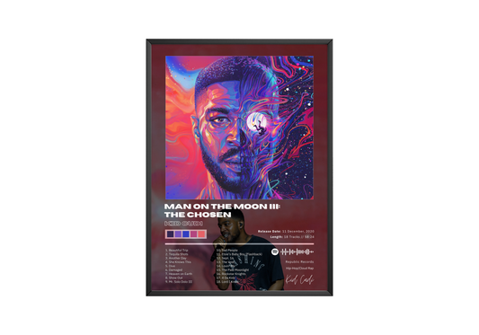 Kid Cudi 'Man On The Moon III' Album Poster