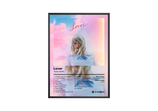 Taylor Swift 'Lover' Album Poster