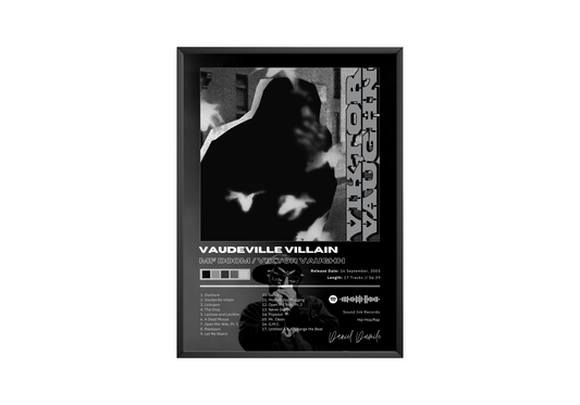 MF DOOM 'Vaudeville Villain' Album Poster