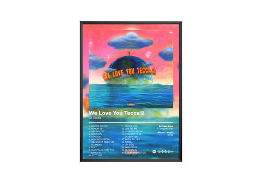 Lil Tecca 'We Love You Tecca 2' Album Poster