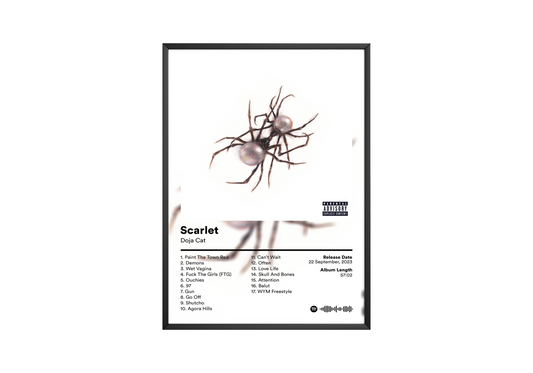 Doja Cat 'Scarlet' Album Poster