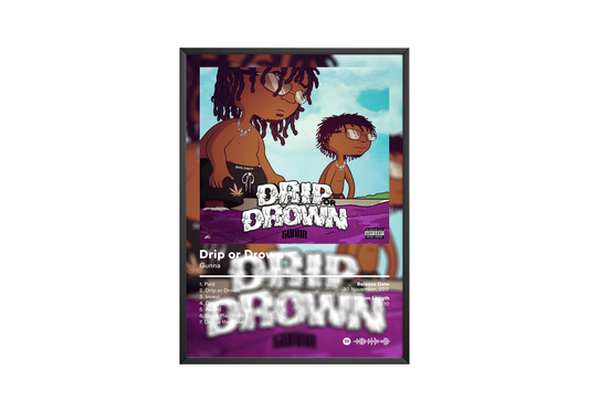 Gunna 'Drip or Drown' Album Poster