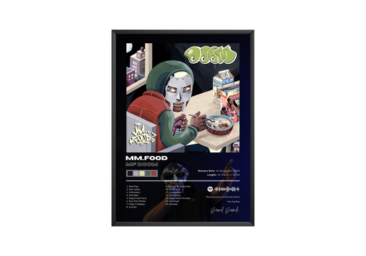 MF DOOM 'Mm..Food' Album Poster