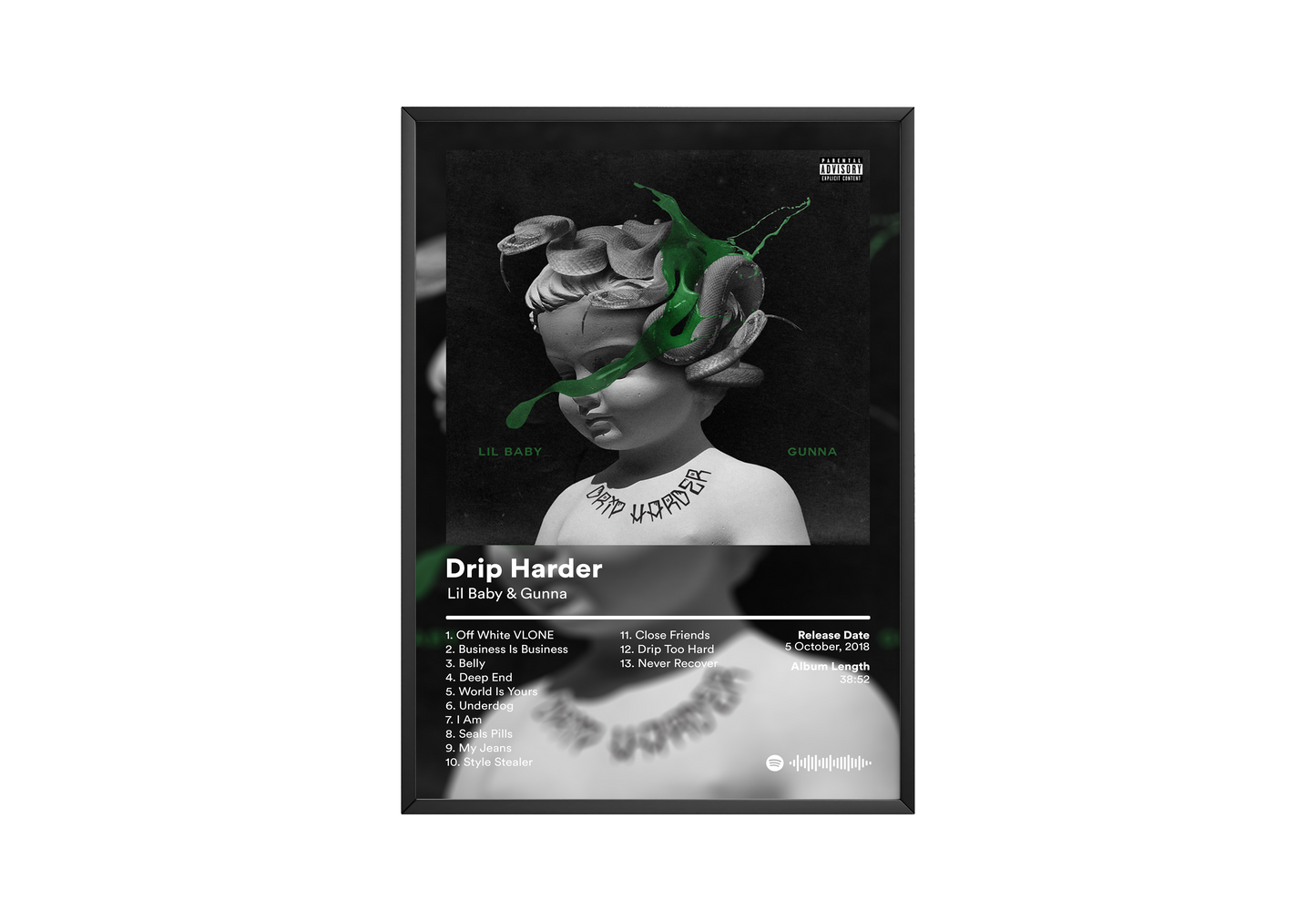 Gunna 'Drip Harder' Album Poster