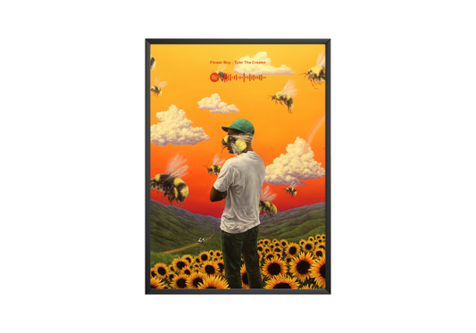 Tyler The Creator 'Flower Boy' Spotify Poster