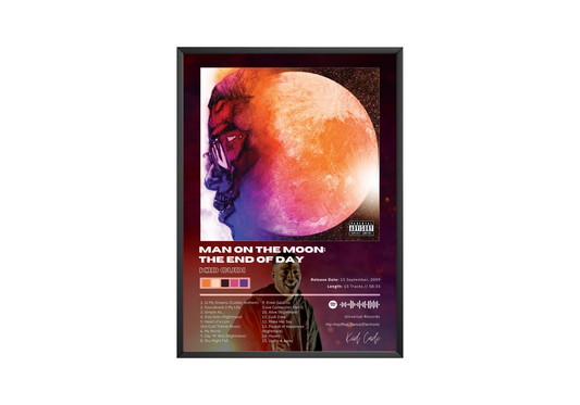 Kid Cudi 'Man On The Moon: The End Of Day' Album Poster